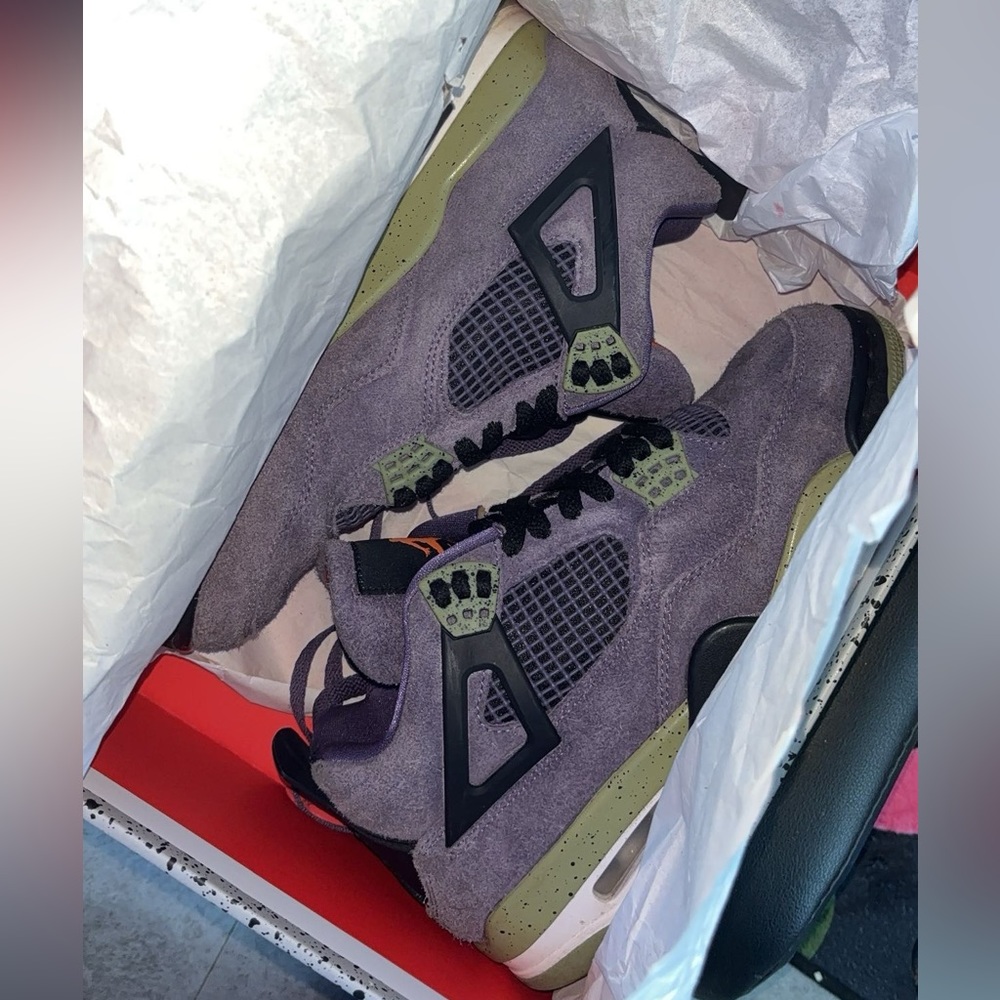 Air Jordan 4 Retro Canyon purple